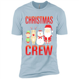 CHRISTMAS CREW Shirt X-mas Santa Snowman Reindeer Elf - Premium Short Sleeve T-Shirt