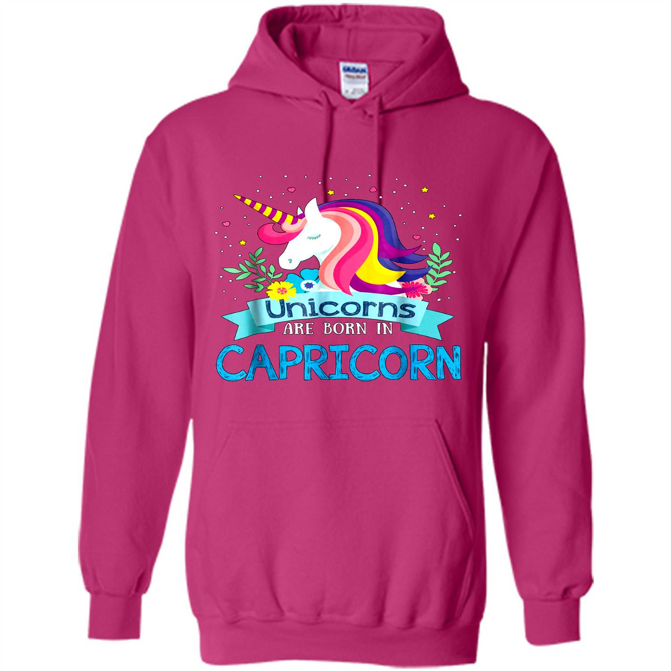 Unicorns are born in Capricorn Birthday Rainbow Gift Custom Ultra Cotton