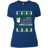Merry Christmas You Filthy Whovian ugly sweater PINGPONG