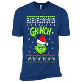 The Grinch Face Christmas - Premium Short Sleeve T-Shirt