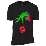 GRINCH HAND HOLDING CHICAGO BEARS GLITTER CHRISTMAS PINGPONG