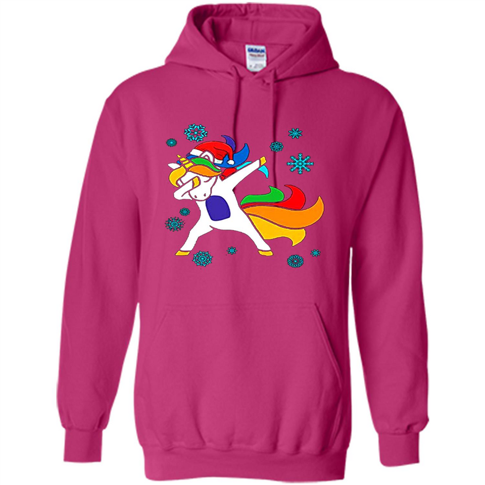 Christmas Dabbing Unicorn - Hoodie