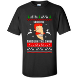 Nigel Thornberry Smashing through the snow Christmas sweatshirt PINGPONG