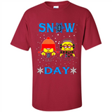 Snow Day Shirt For Detroit Tigers Vs Minion Fans pingpong