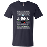 RICK AND MORTY-I TURNED MYSELF INTO A CHRISTMAS SWEATER MORTY UGLY XMAS SWEATER