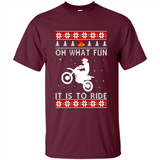 Motocross oh what fun it is to ride Christmas sweater PINGPONG
