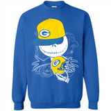 Jack Skellington The Nightmare Before Christmas-Packers Football - Sweatshirt
