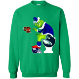New York Giants Toilet Grinch Santa Claus Football Fan PINGPONG