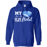 Detroit Lions Football My Heart is on that Field - Hoodie
