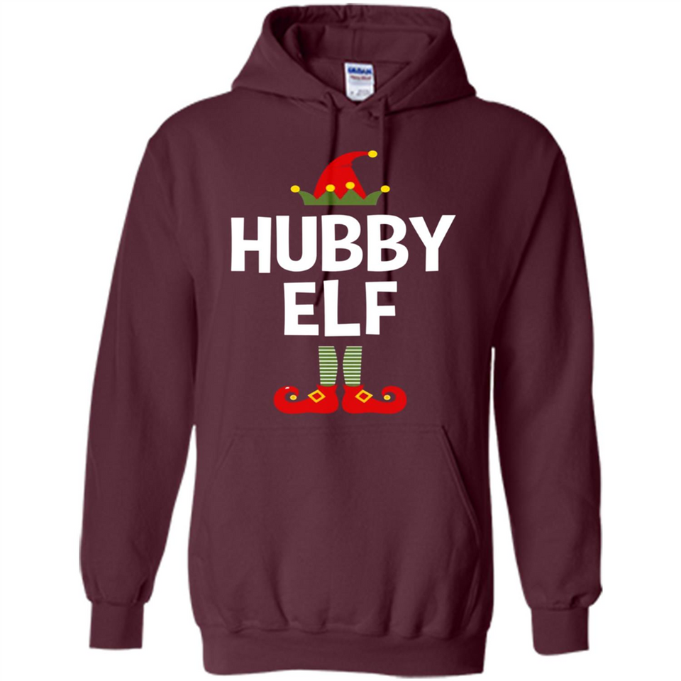 Hubby Elf Shirt - Family Matching Christmas Pajamas - Hoodie