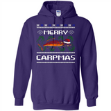 Santa Claus Carpmas Merry Carpmas Christmas Sweater PINGPONG - Hoodie