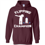 Water Bottle Flipping Tshirt Dabbing Flipping Champion - Hoodie