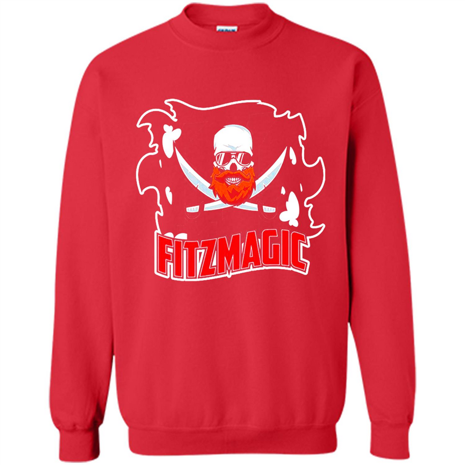 Order Fitzmagic T-Shirt Ryan Fitzpatrick Beard Skull Football Tampa Florida PINGPONG