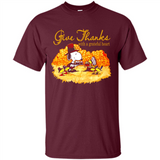 Snoopy Thanksgiving Give Thanks With A Grateful Heart - Shirt