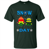 Snow Day Shirt For Dallas Stars Vs Minion Fans pingpong