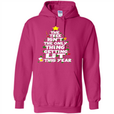Funny Christmas Tree Drinking Sweatshirt Adult Boozy Festive - Hoodie