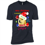 Christmas Doge Meme Shirts Funny Santa Shiba Inu Dog - Premium Short Sleeve T-Shirt