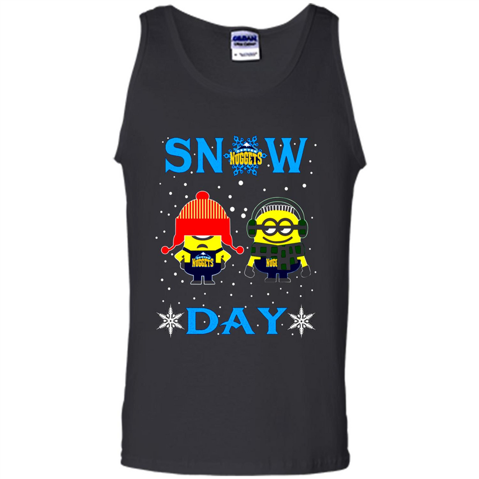 Snow Day Shirt For Denver Nuggets Vs Minion Fans pingpong