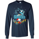Snoopy Christmas San Jose Sharks - Long Sleeve T-Shirt
