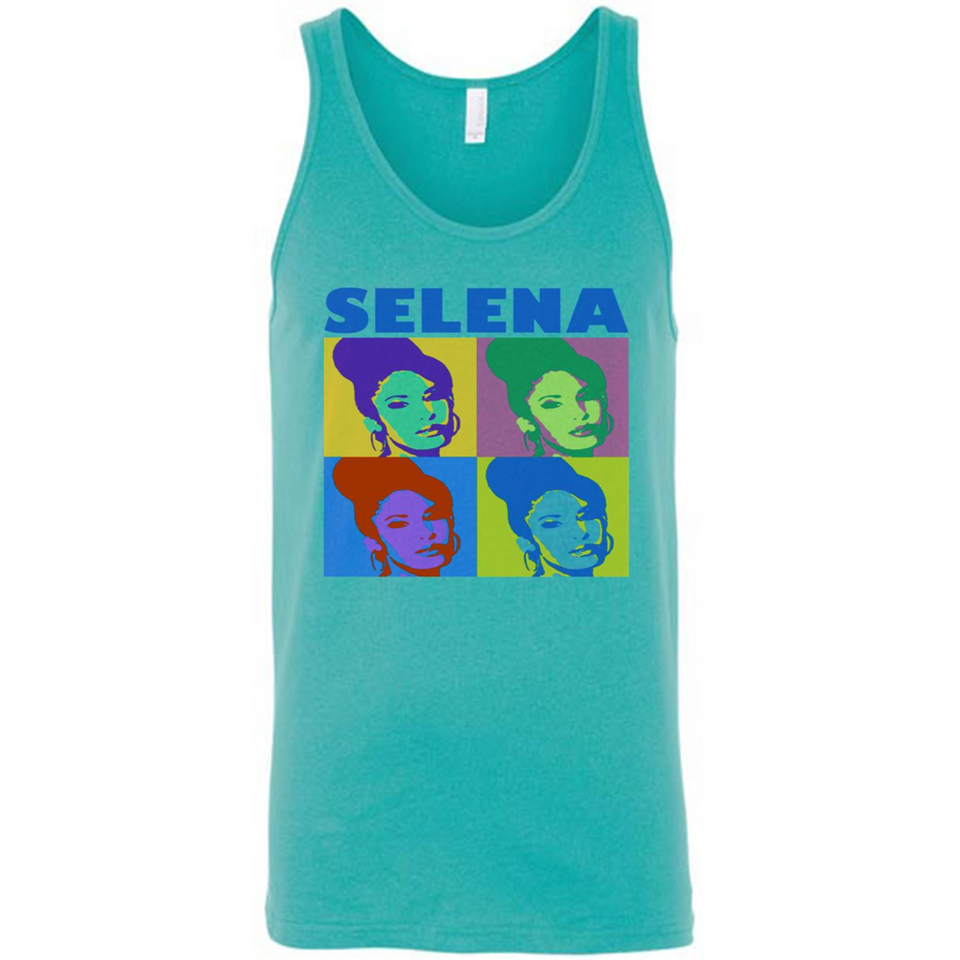 Selena Gomez Light Color - Canvas Unisex Tank