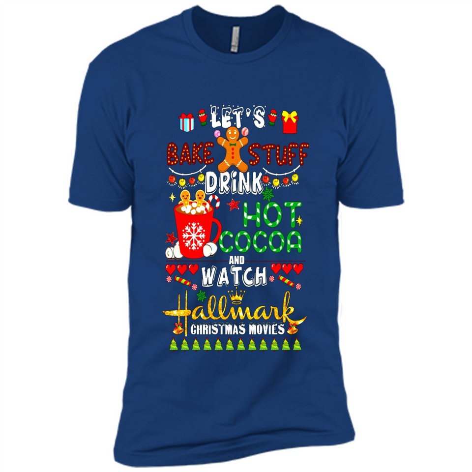 Let's Bake Stuff Drink Hot Cocoa Hallmark-Christmas Movies Sweatshirt PINGPONG