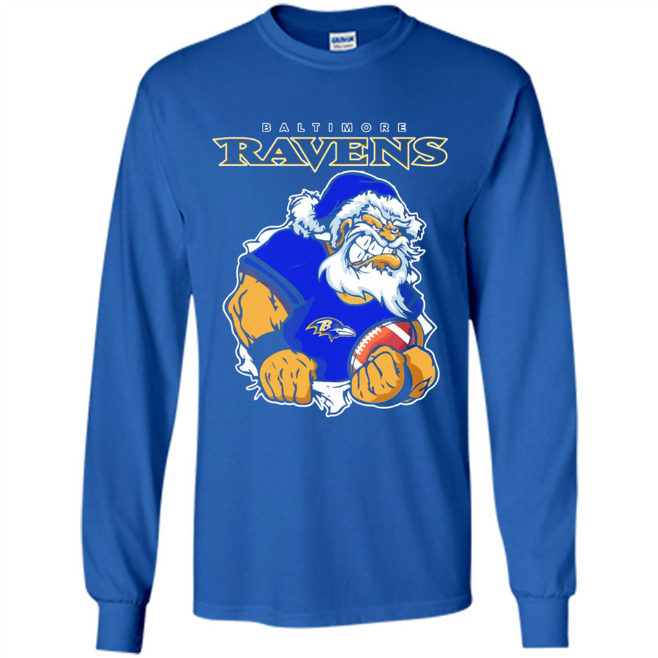 Grumpy Santa Claus Baltimore Ravens Football Team PINGPONG
