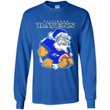 Grumpy Santa Claus Baltimore Ravens Football Team PINGPONG