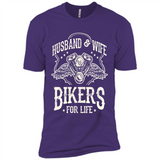 Husband & Wife Biker For Life Couple