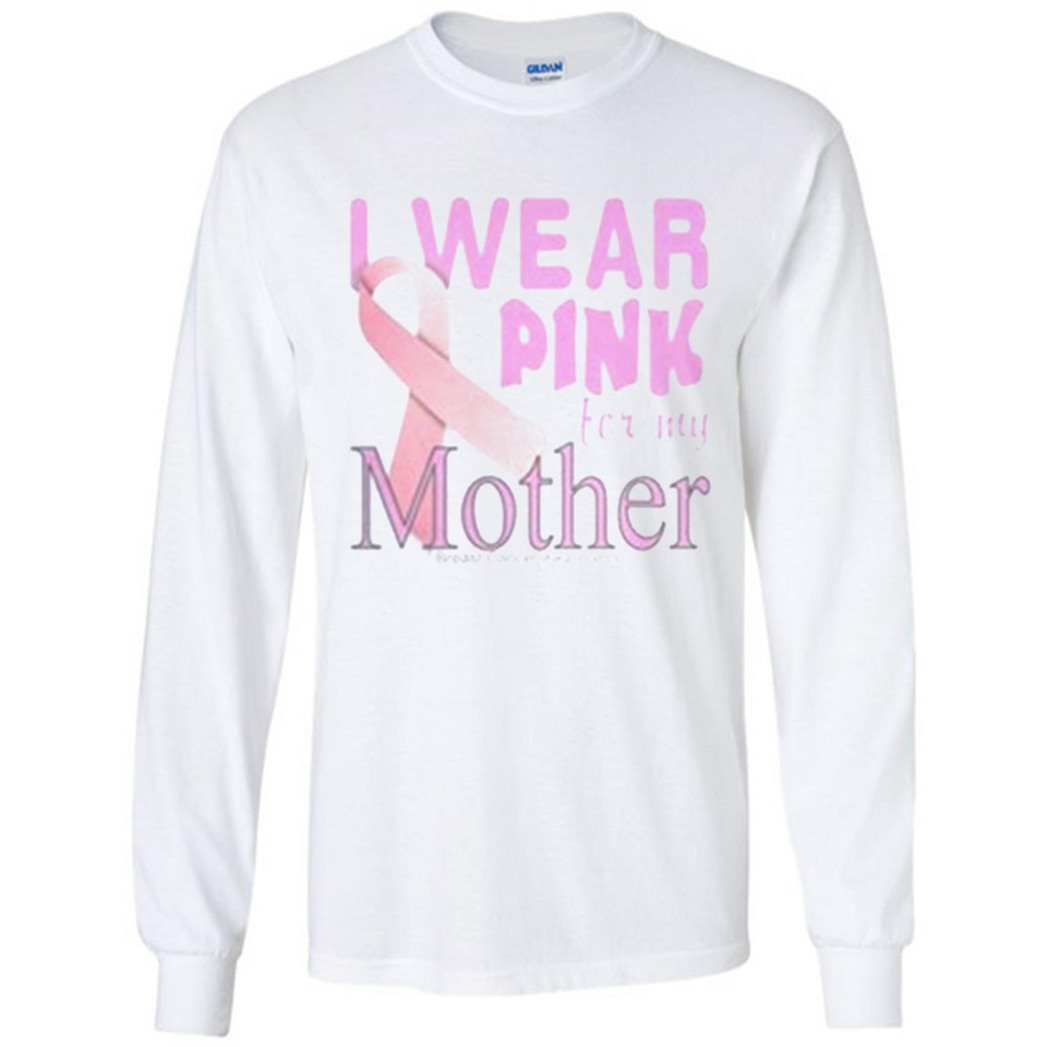 Breast cancer awareness mother - Long Sleeve T-Shirt
