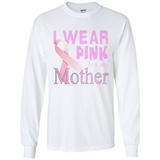 Breast cancer awareness mother - Long Sleeve T-Shirt