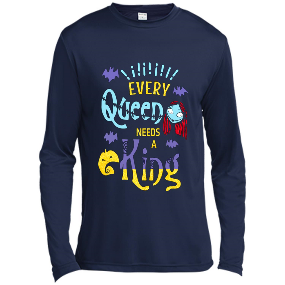 Nightmare Before Christmas Shirt - Sally Glitter Shirt - Every Queen needs a King PINGPONG