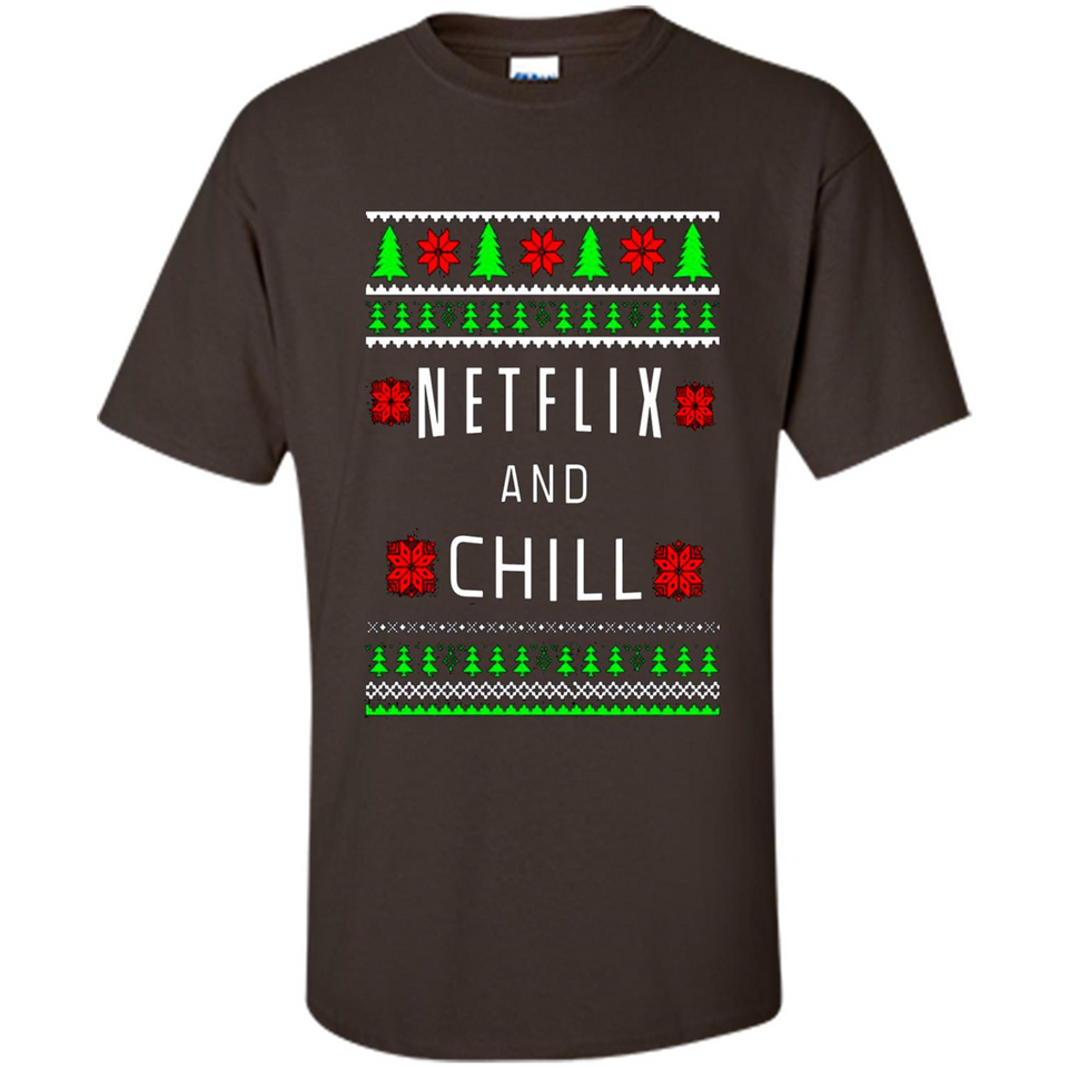 Netflix And Chill Christmas sweater PINGPONG