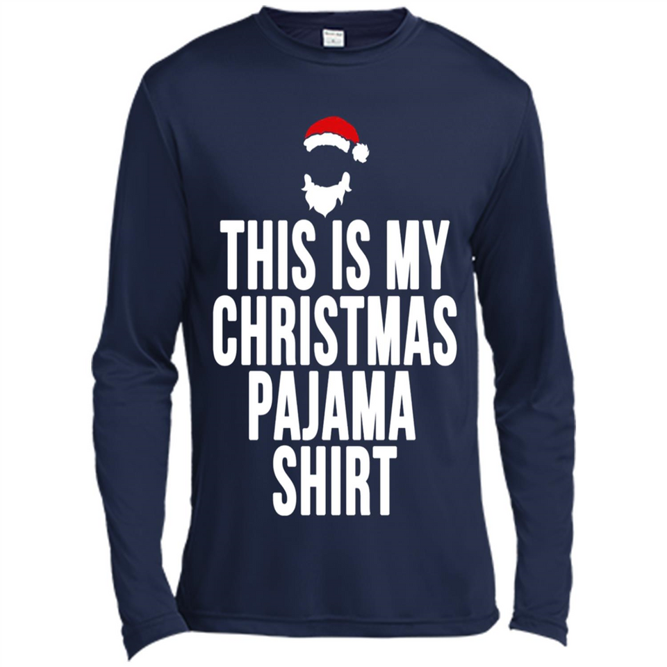 This is my pajama Tshirt Christmas - Canvas Long Sleeve T-Shirt