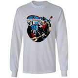 Dancing Funny Guitar Vintage Metal Rock Band Shirt PINGPONG - Long Sleeve T-Shirt