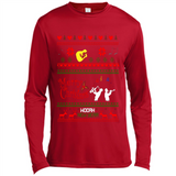 Music Ugly Christmas SweatShirt - Canvas Long Sleeve T-Shirt