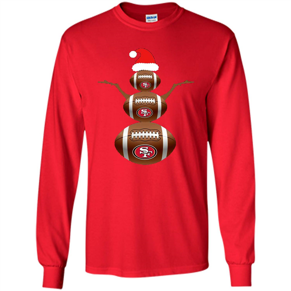 San Francisco 49ers NFL Dabbing Snowman Xmas
