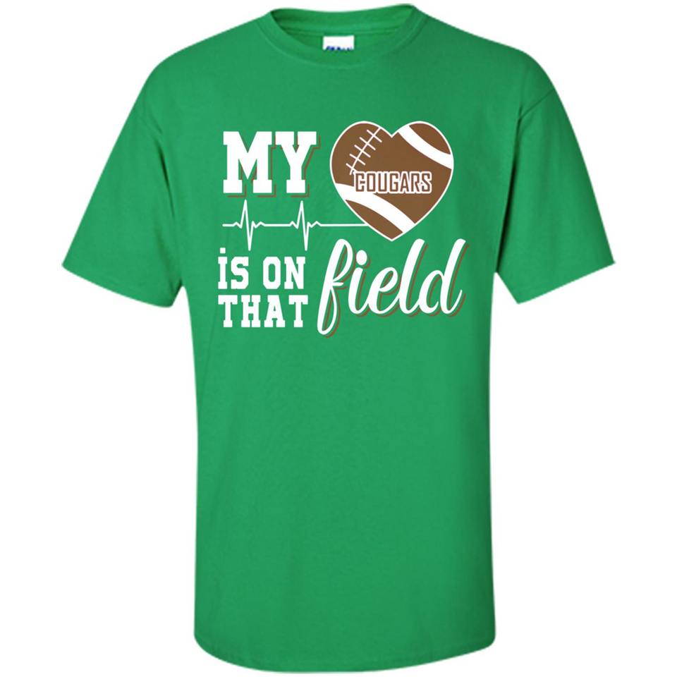 Washington State Cougars Football My Heart is on that Field - Shirt
