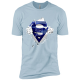 Detroit Tigers And Superman Fans - Premium Short Sleeve T-Shirt