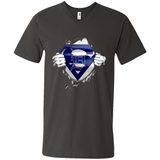 Detroit Tigers And Superman Fans - Men's V-Neck
