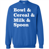 Tasty Cereal Recipe Bowl Milk Spoon
