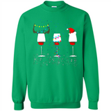 Christmas Red Wine Funny Merry Xmas Sweatshirt - Sweatshirt