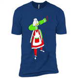 Funny Dabbing Mrs. Santa Claus Christmas Dab - Premium Short Sleeve T-Shirt