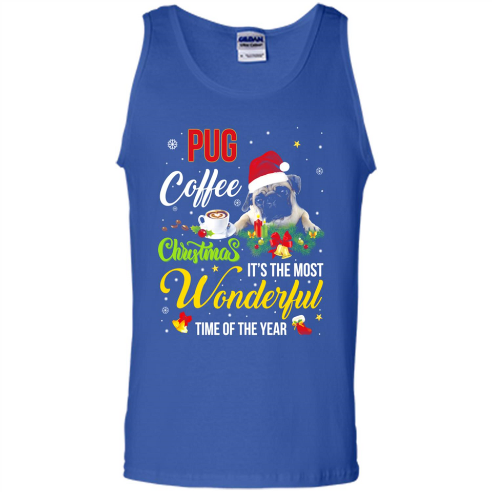 Pug Coffee Wonderful Christmas