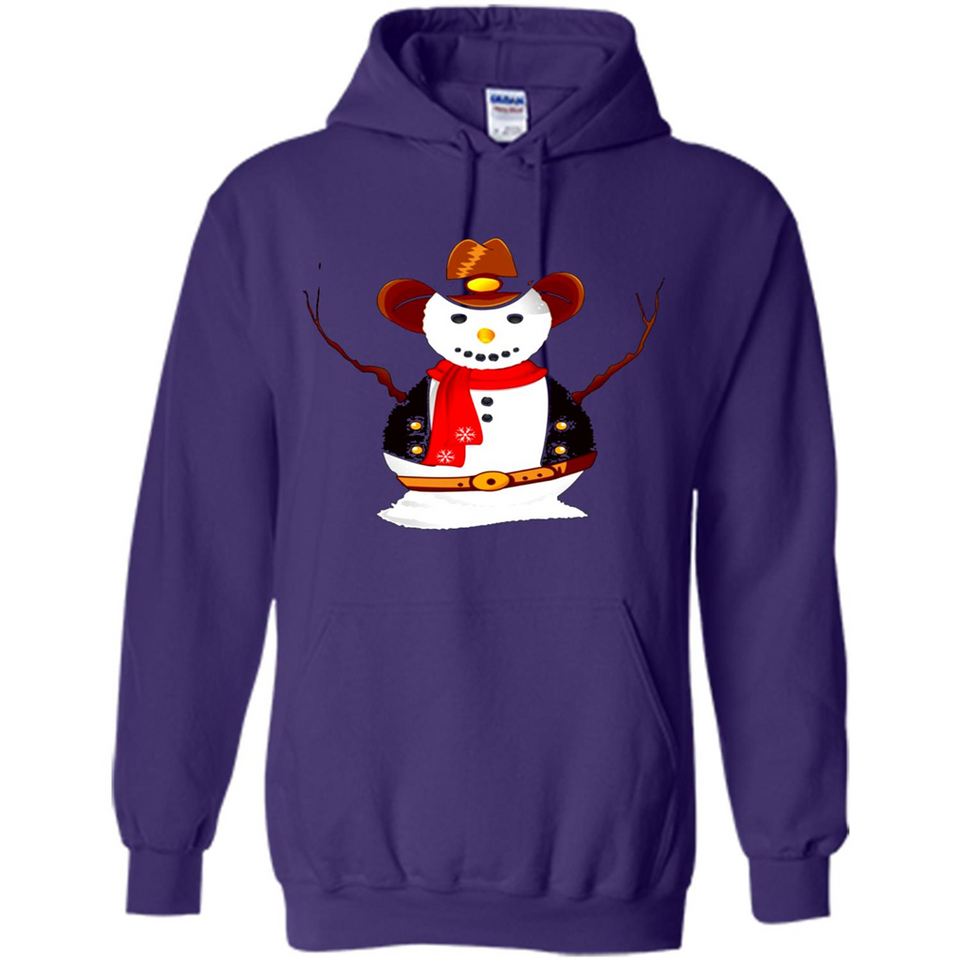 Snowman Cowboy Merry Christmas Xmas