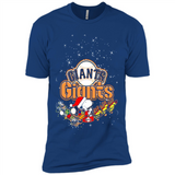 Snoopy Christmas San Francisco Giants - Premium Short Sleeve T-Shirt