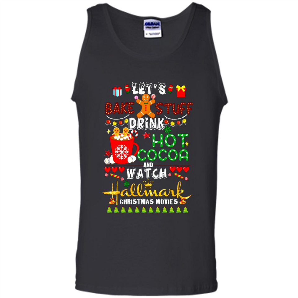 Let's Bake Stuff Drink Hot Cocoa Hallmark-Christmas Movies Sweatshirt PINGPONG