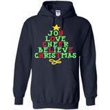 Joy Love Cheer Believe Christmas Tree