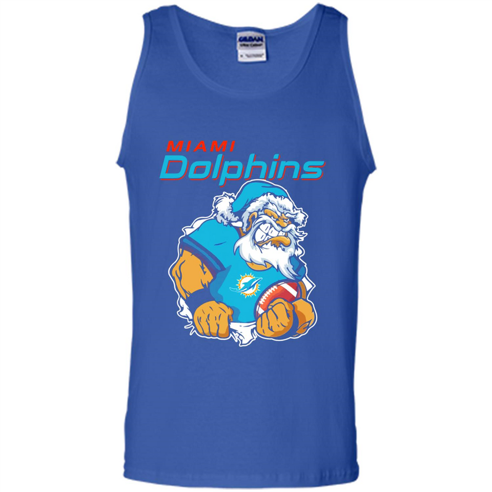 Grumpy Santa Claus Miami Dolphins Football Team PINGPONG