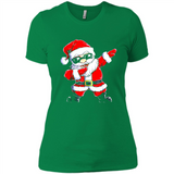 Christmas shirt Dabbing Santa Claus Xmas Gift - Ladies' Boyfriend T-Shirt