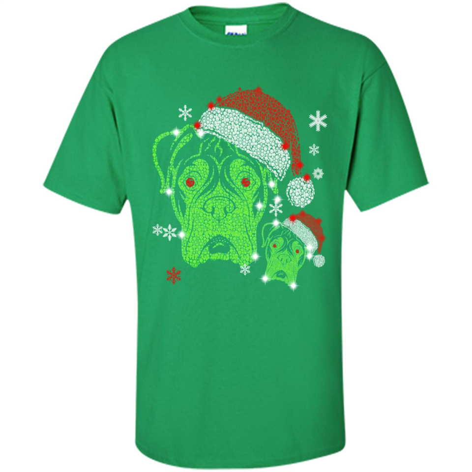 Boxer Dog diamond Christmas - Shirt